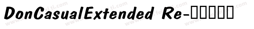 DonCasualExtended Re字体转换